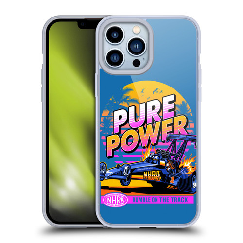 National Hot Rod Association Graphics Pure Power Soft Gel Case for Apple iPhone 13 Pro Max