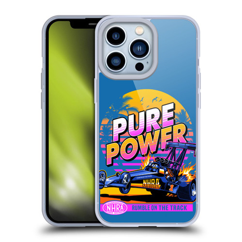 National Hot Rod Association Graphics Pure Power Soft Gel Case for Apple iPhone 13 Pro