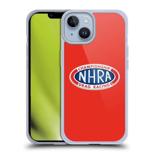 National Hot Rod Association Graphics Primary Logo Soft Gel Case for Apple iPhone 14