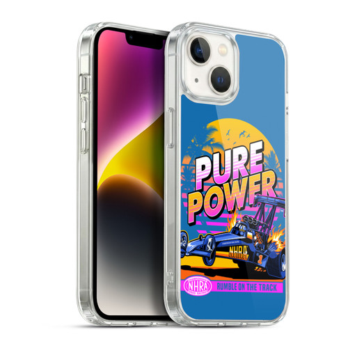 National Hot Rod Association Graphics Pure Power Soft Gel Case for Apple iPhone 14