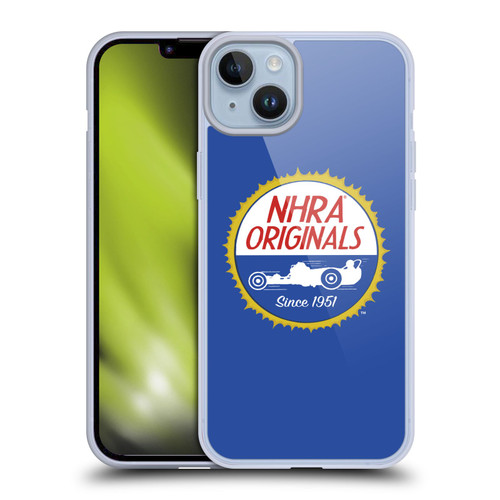 National Hot Rod Association Graphics Original Logo Soft Gel Case for Apple iPhone 14 Plus