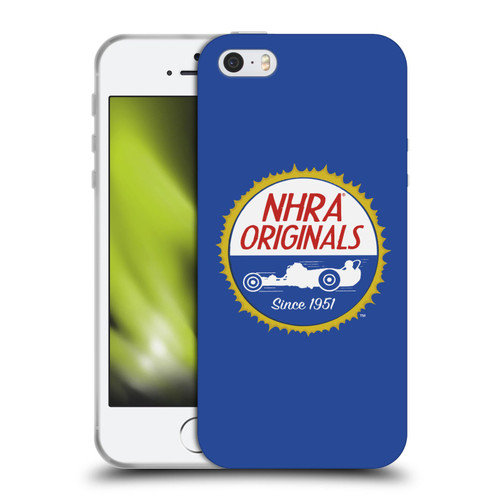 National Hot Rod Association Graphics Original Logo Soft Gel Case for Apple iPhone 5 / 5s / iPhone SE 2016