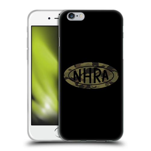 National Hot Rod Association Graphics Camouflage Logo Soft Gel Case for Apple iPhone 6 / iPhone 6s