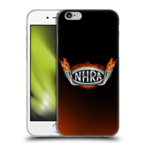 National Hot Rod Association Graphics Fire Logo Soft Gel Case for Apple iPhone 6 / iPhone 6s
