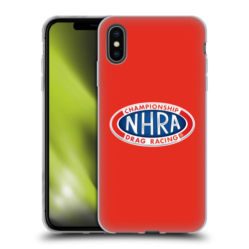 National Hot Rod Association Graphics Primary Logo Soft Gel Case for Apple iPhone XS Max