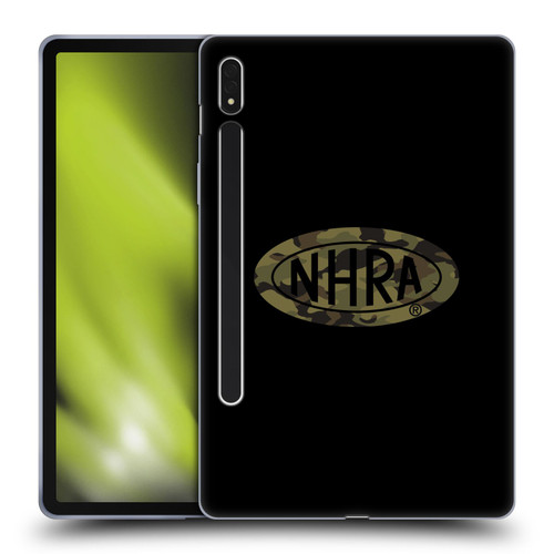National Hot Rod Association Graphics Camouflage Logo Soft Gel Case for Samsung Galaxy Tab S8