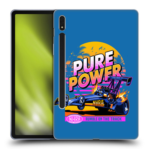 National Hot Rod Association Graphics Pure Power Soft Gel Case for Samsung Galaxy Tab S8