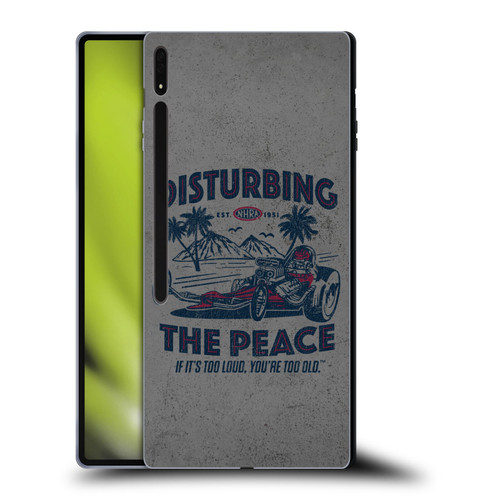 National Hot Rod Association Graphics Drag Peace Soft Gel Case for Samsung Galaxy Tab S8 Ultra