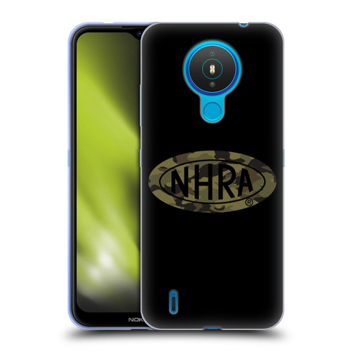 National Hot Rod Association Graphics Camouflage Logo Soft Gel Case for Nokia 1.4