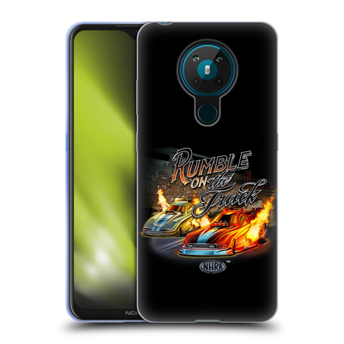 National Hot Rod Association Graphics Rumble On The Track Soft Gel Case for Nokia 5.3