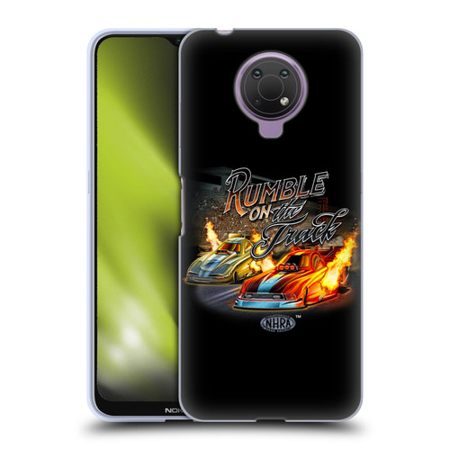 National Hot Rod Association Graphics Rumble On The Track Soft Gel Case for Nokia G10