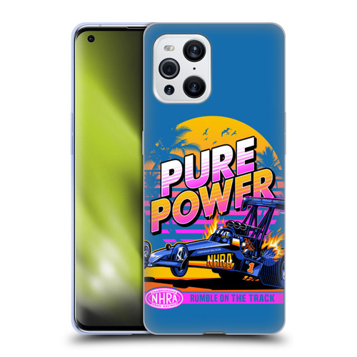 National Hot Rod Association Graphics Pure Power Soft Gel Case for OPPO Find X3 / Pro