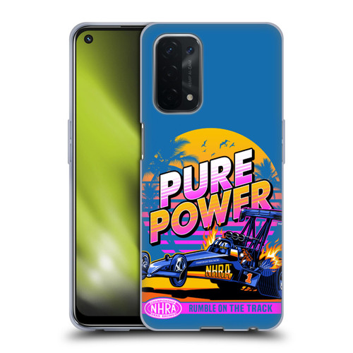 National Hot Rod Association Graphics Pure Power Soft Gel Case for OPPO A54 5G