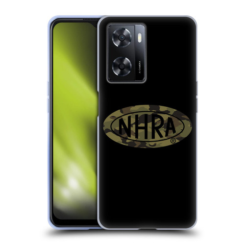 National Hot Rod Association Graphics Camouflage Logo Soft Gel Case for OPPO A57s