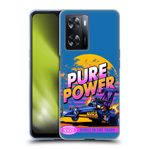 National Hot Rod Association Graphics Pure Power Soft Gel Case for OPPO A57s
