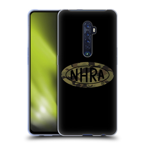 National Hot Rod Association Graphics Camouflage Logo Soft Gel Case for OPPO Reno 2