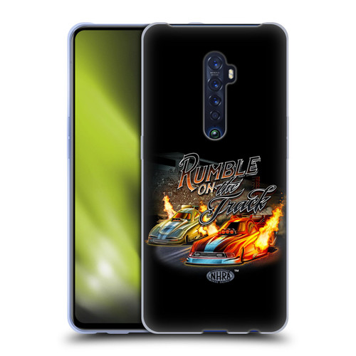 National Hot Rod Association Graphics Rumble On The Track Soft Gel Case for OPPO Reno 2