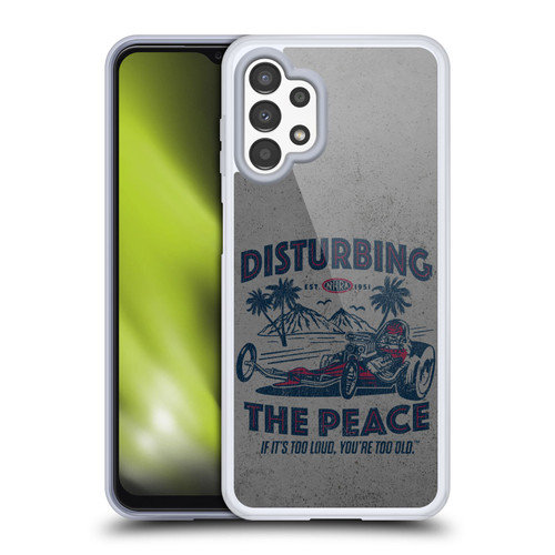 National Hot Rod Association Graphics Drag Peace Soft Gel Case for Samsung Galaxy A13 (2022)