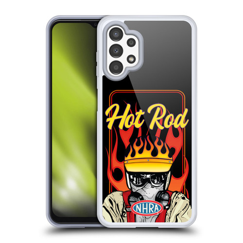 National Hot Rod Association Graphics Hot Rod Helmet Soft Gel Case for Samsung Galaxy A13 (2022)