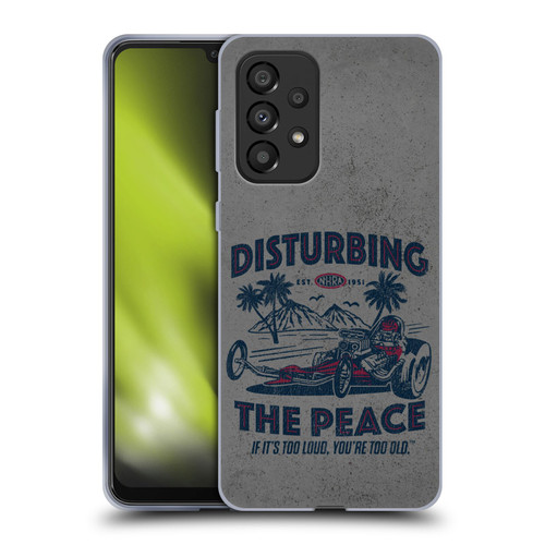 National Hot Rod Association Graphics Drag Peace Soft Gel Case for Samsung Galaxy A33 5G (2022)