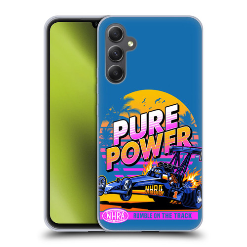 National Hot Rod Association Graphics Pure Power Soft Gel Case for Samsung Galaxy A34 5G