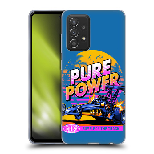National Hot Rod Association Graphics Pure Power Soft Gel Case for Samsung Galaxy A52 / A52s / 5G (2021)