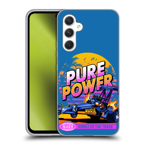 National Hot Rod Association Graphics Pure Power Soft Gel Case for Samsung Galaxy A54 5G