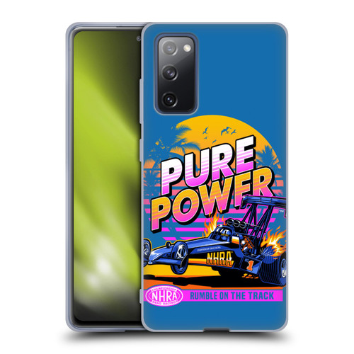 National Hot Rod Association Graphics Pure Power Soft Gel Case for Samsung Galaxy S20 FE / 5G