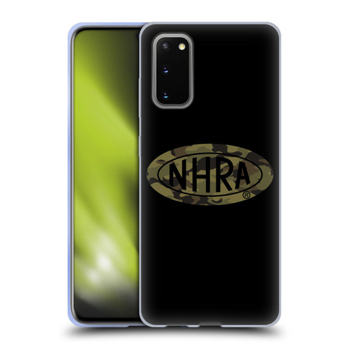 National Hot Rod Association Graphics Camouflage Logo Soft Gel Case for Samsung Galaxy S20 / S20 5G
