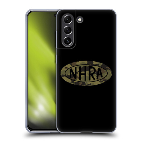 National Hot Rod Association Graphics Camouflage Logo Soft Gel Case for Samsung Galaxy S21 FE 5G