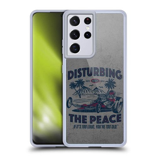 National Hot Rod Association Graphics Drag Peace Soft Gel Case for Samsung Galaxy S21 Ultra 5G