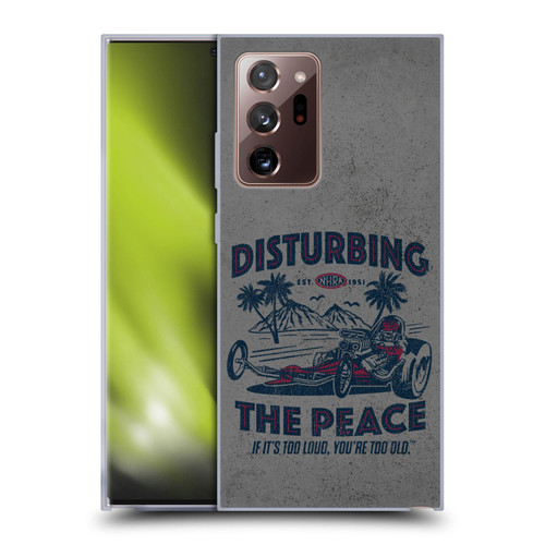 National Hot Rod Association Graphics Drag Peace Soft Gel Case for Samsung Galaxy Note20 Ultra / 5G