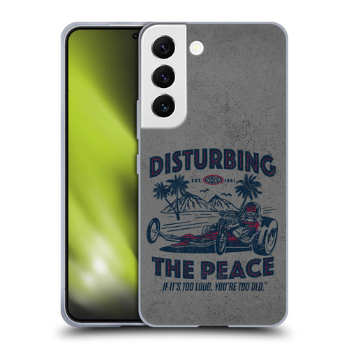 National Hot Rod Association Graphics Drag Peace Soft Gel Case for Samsung Galaxy S22 5G