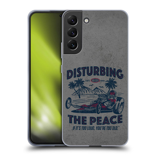 National Hot Rod Association Graphics Drag Peace Soft Gel Case for Samsung Galaxy S22+ 5G