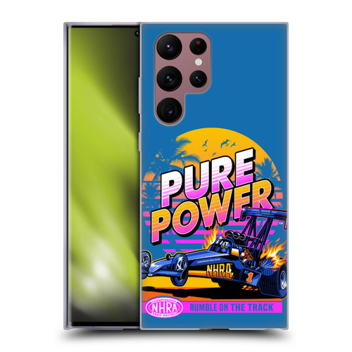 National Hot Rod Association Graphics Pure Power Soft Gel Case for Samsung Galaxy S22 Ultra 5G