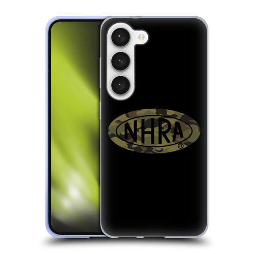National Hot Rod Association Graphics Camouflage Logo Soft Gel Case for Samsung Galaxy S23 5G