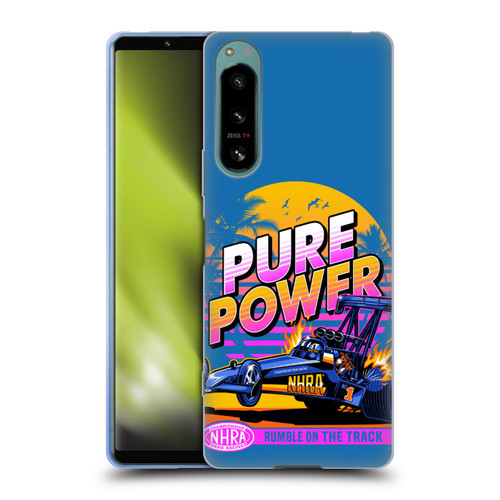 National Hot Rod Association Graphics Pure Power Soft Gel Case for Sony Xperia 5 IV