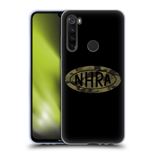 National Hot Rod Association Graphics Camouflage Logo Soft Gel Case for Xiaomi Redmi Note 8T