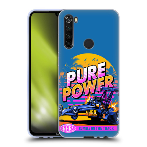 National Hot Rod Association Graphics Pure Power Soft Gel Case for Xiaomi Redmi Note 8T