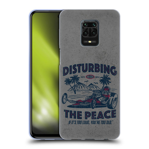 National Hot Rod Association Graphics Drag Peace Soft Gel Case for Xiaomi Redmi Note 9 Pro/Redmi Note 9S