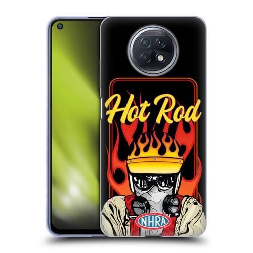 National Hot Rod Association Graphics Hot Rod Helmet Soft Gel Case for Xiaomi Redmi Note 9T 5G