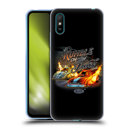 National Hot Rod Association Graphics Rumble On The Track Soft Gel Case for Xiaomi Redmi 9A / Redmi 9AT