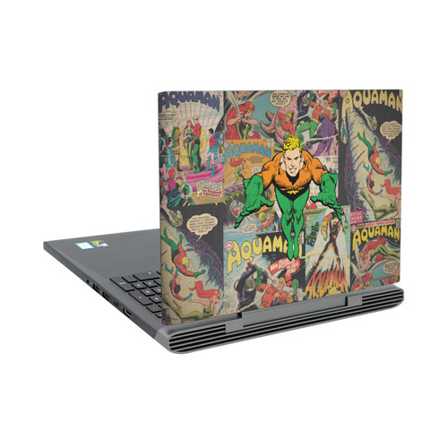 Aquaman DC Comics Comic Book Cover Character Collage Vinyl Sticker Skin Decal Cover for Dell Inspiron 15 7000 P65F
