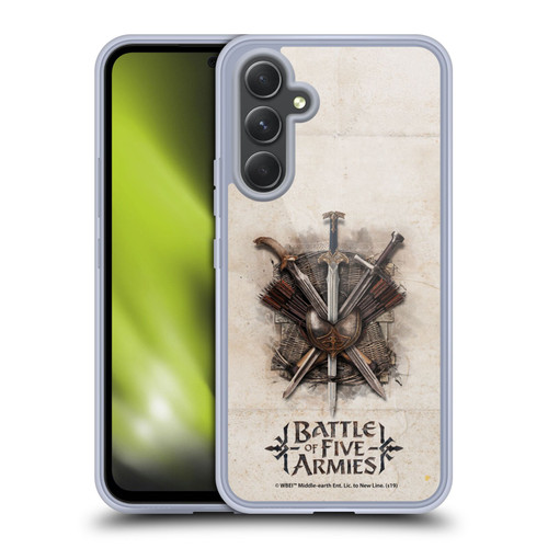 The Hobbit The Battle of the Five Armies Graphics Battle Swords Soft Gel Case for Samsung Galaxy A54 5G