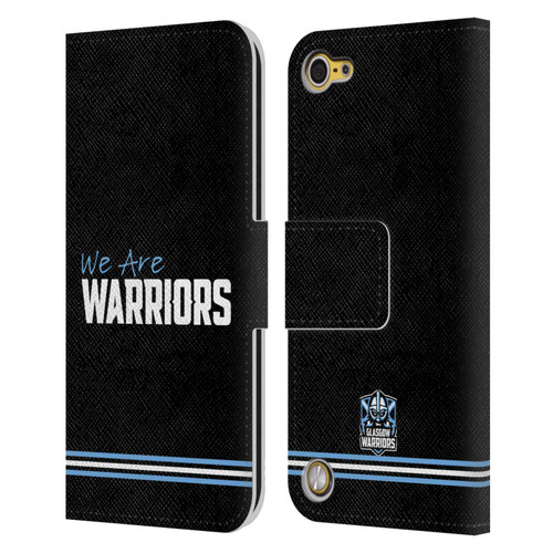 Glasgow Warriors Logo We Are Warriors Leather Book Wallet Case Cover For Apple iPod Touch 5G 5th Gen