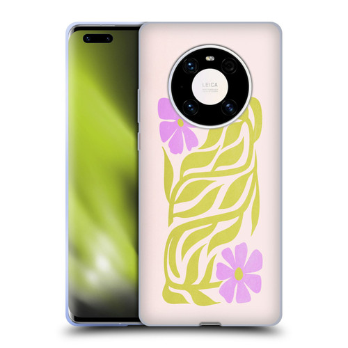 Ayeyokp Plants And Flowers Flower Market Les Fleurs Color Soft Gel Case for Huawei Mate 40 Pro 5G