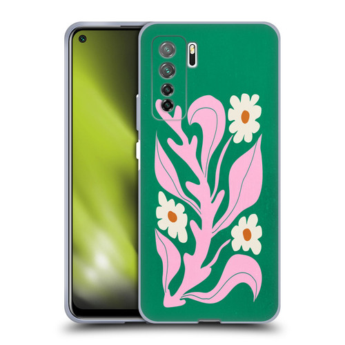 Ayeyokp Plants And Flowers Green Les Fleurs Color Soft Gel Case for Huawei Nova 7 SE/P40 Lite 5G