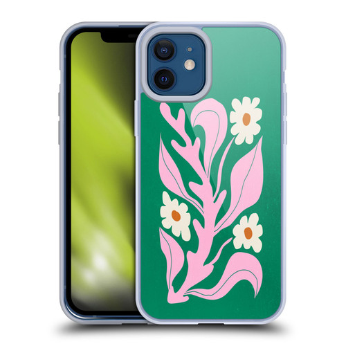 Ayeyokp Plants And Flowers Green Les Fleurs Color Soft Gel Case for Apple iPhone 12 / iPhone 12 Pro