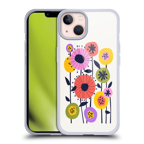 Ayeyokp Plants And Flowers Minimal Flower Market Soft Gel Case for Apple iPhone 13