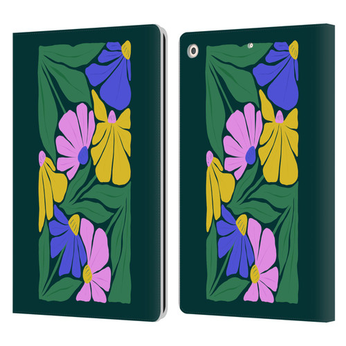 Ayeyokp Plants And Flowers Summer Foliage Flowers Matisse Leather Book Wallet Case Cover For Apple iPad 10.2 2019/2020/2021